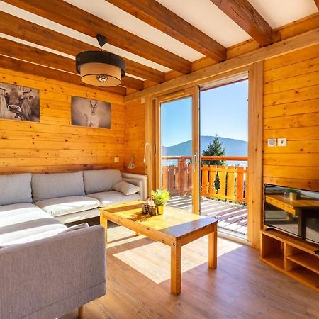 Chalet Les Tilleuls - Jolie Vue Montagne Et Lac Les Angles  Εξωτερικό φωτογραφία