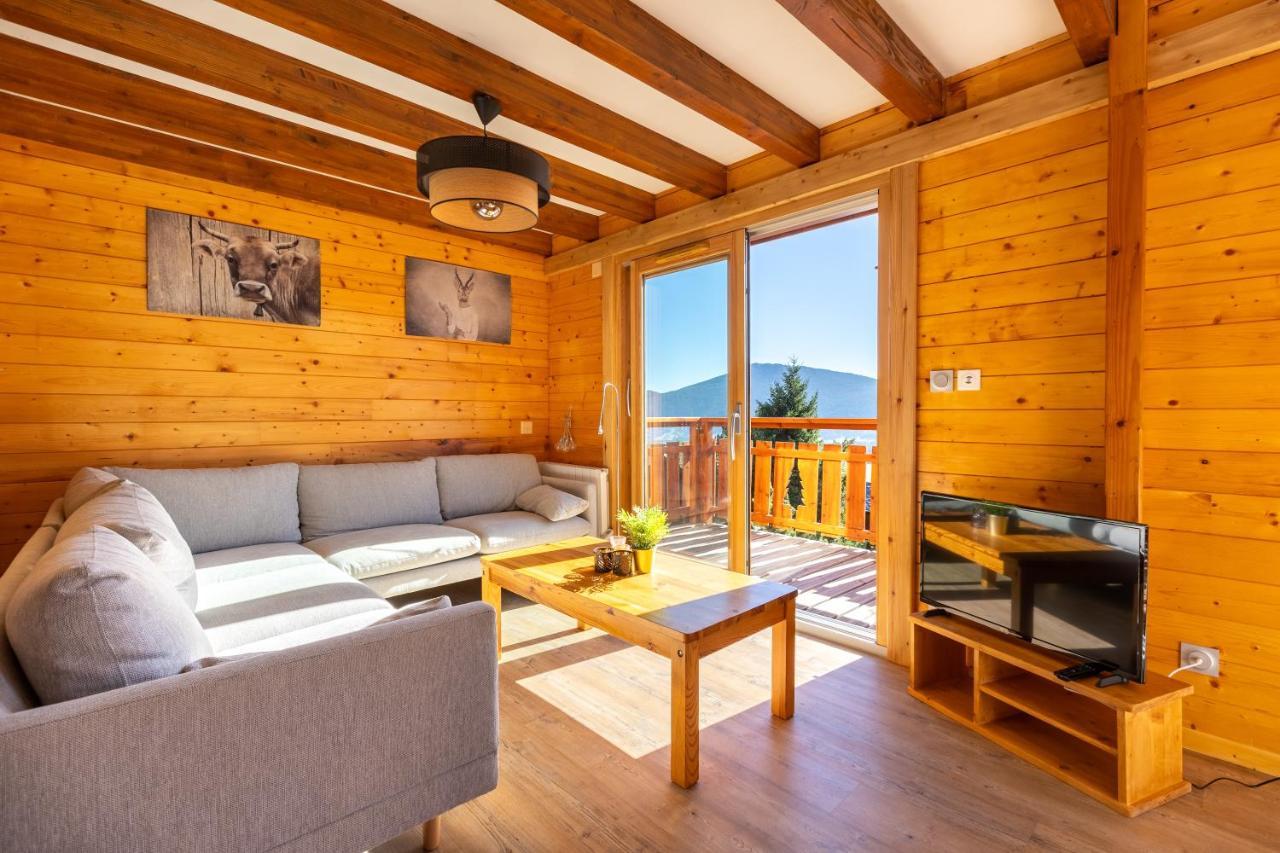 Chalet Les Tilleuls - Jolie Vue Montagne Et Lac Les Angles  Εξωτερικό φωτογραφία