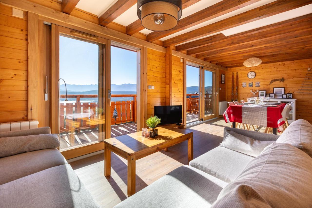 Chalet Les Tilleuls - Jolie Vue Montagne Et Lac Les Angles  Εξωτερικό φωτογραφία