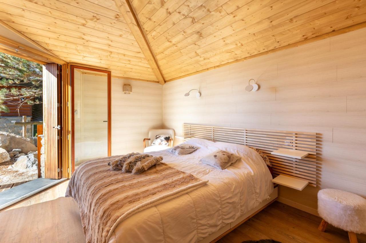 Chalet Les Tilleuls - Jolie Vue Montagne Et Lac Les Angles  Εξωτερικό φωτογραφία